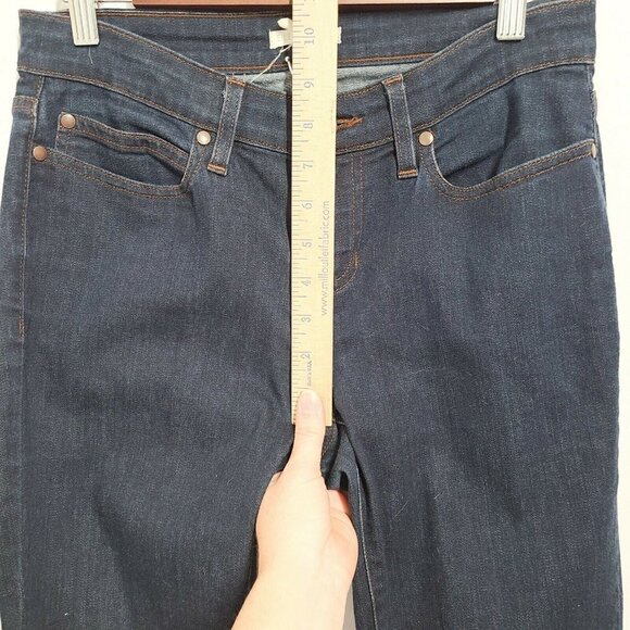 Eileen Fisher 4×28 Petite Organic Cotton Stretch Dark Wash Mid Rise Skinny Jean - Picture 6 of 8